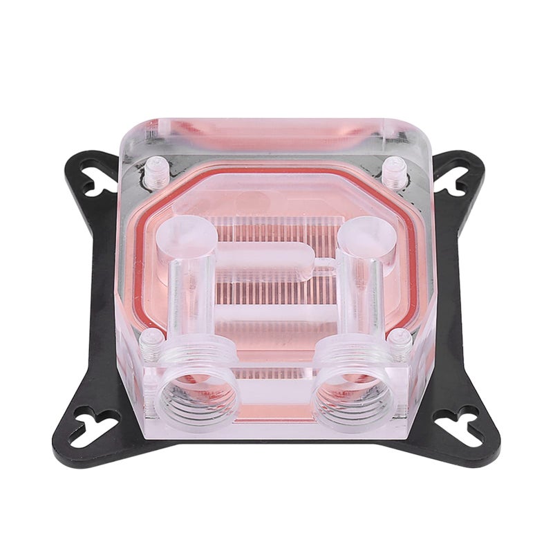 Eboxer GPU Water Block Water Cooling Cooler Base, Copper POM Metal Water Cooling System Parts Kits for DIY PC with Waterway Component - Image 1